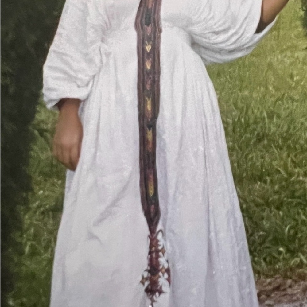 Ethiopian Eritrean Dress with Embroidered